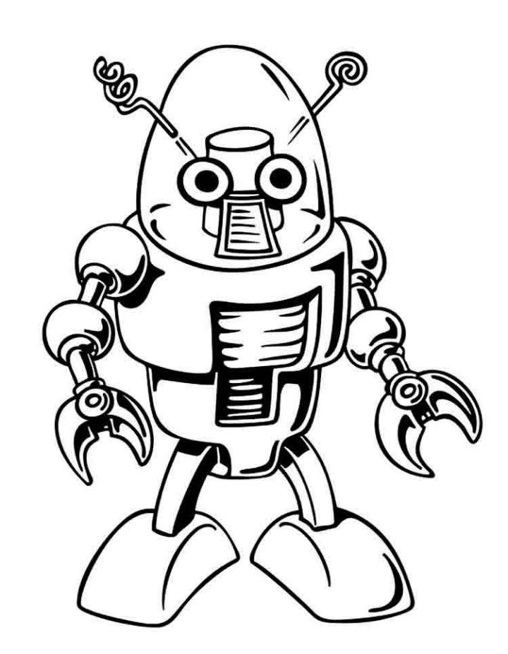 Robot Coloring Pages to Print