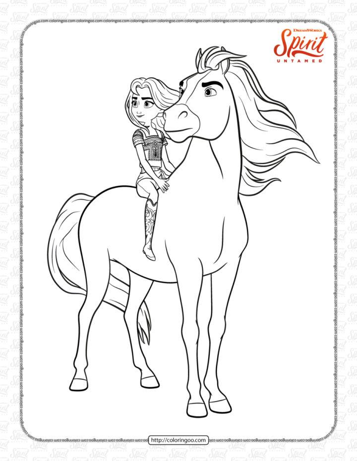 Spirit Untamed Coloring Pages