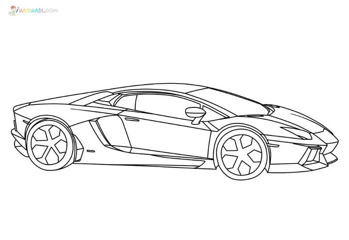 15 Free Sports Car Coloring Pages for Kids and Adults