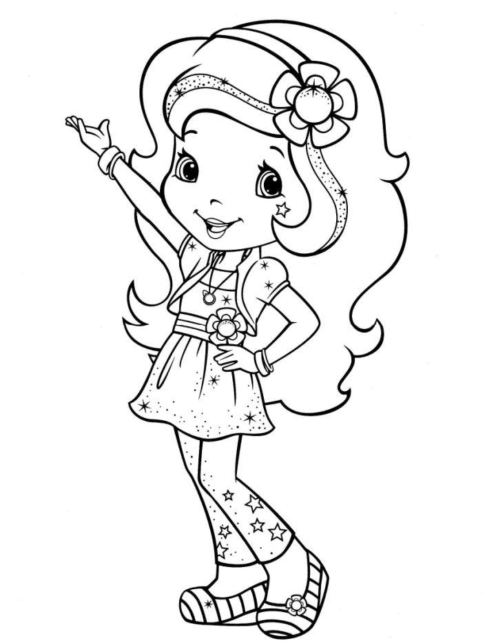Strawberry Shortcake Coloring Book Pages