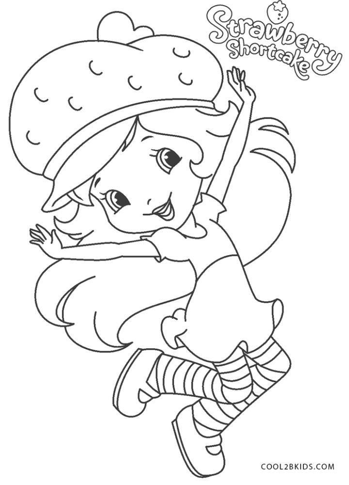 Strawberry Shortcake Coloring Pages for Kids