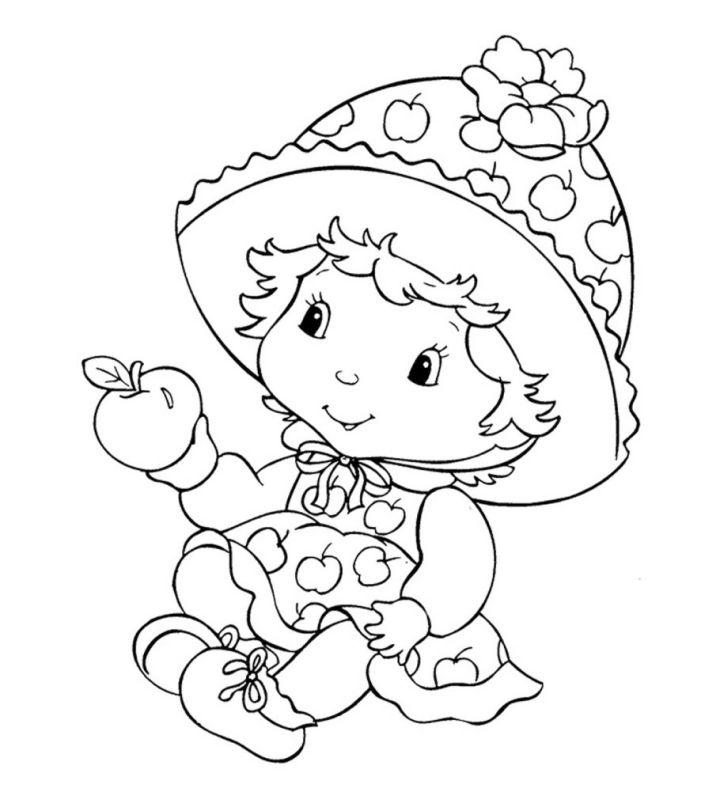 Strawberry Shortcake Coloring Pages for Little Ones