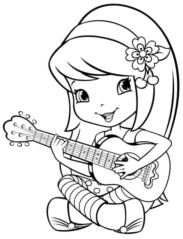 Strawberry Shortcake Coloring Pictures