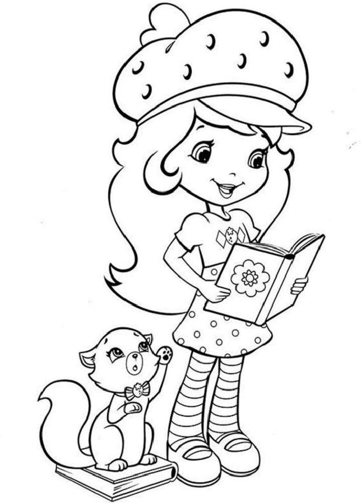 Strawberry Shortcake Pictures to Color