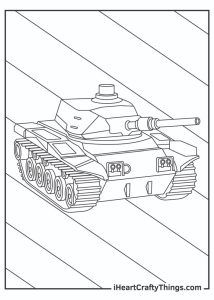15 Free Tank Coloring Pages for Kids and Adults - Blitsy