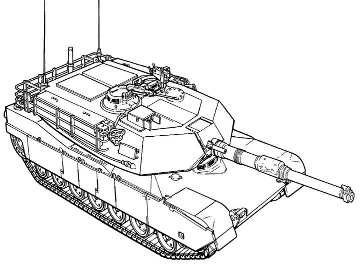 Tank Coloring Pictures to Color