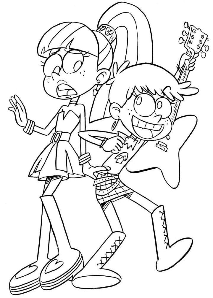 The Loud House Pictures to Color