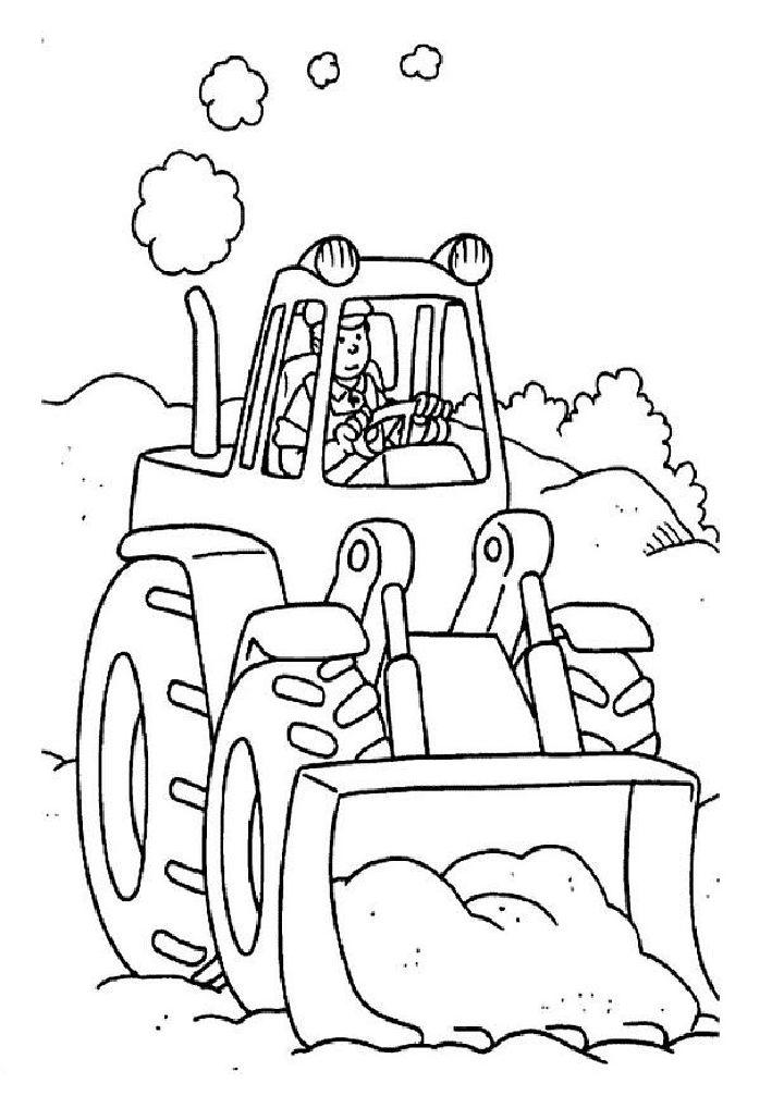 Tractor Coloring Pages and Printables