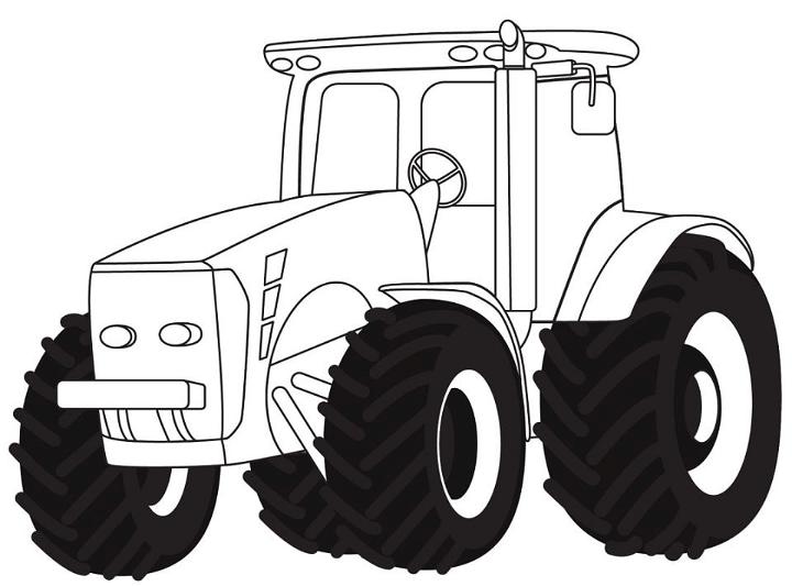 Tractor Coloring Pages to Print