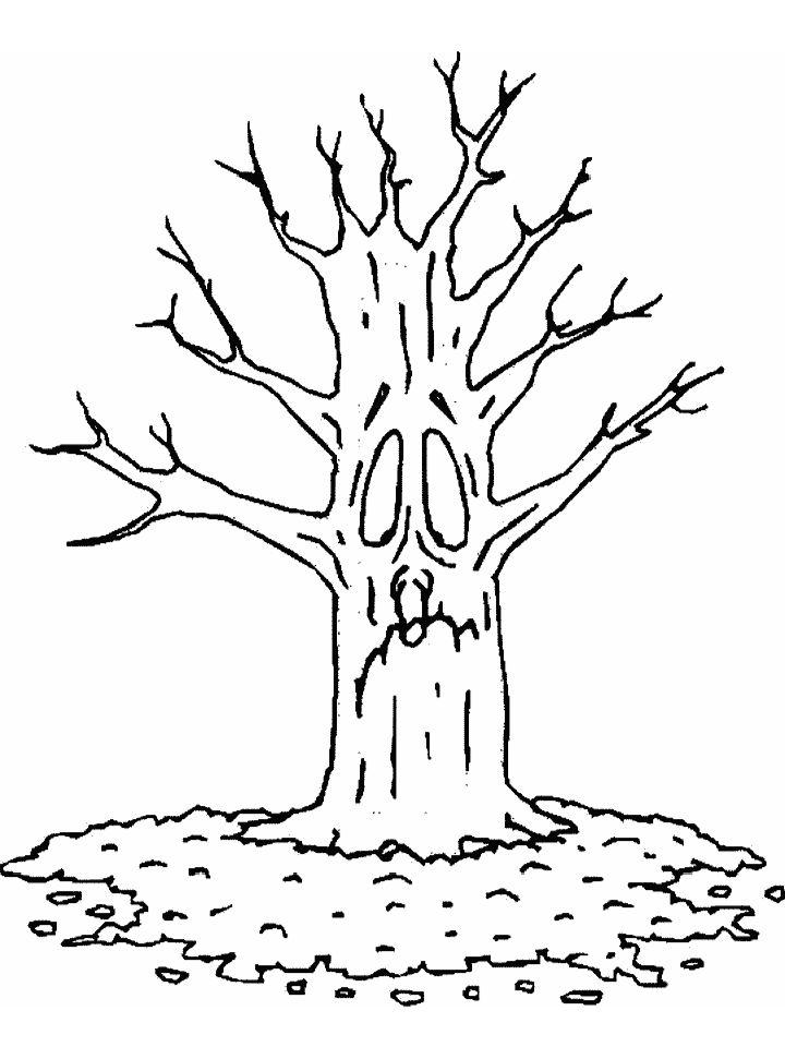 Tree Coloring Pages and Activities