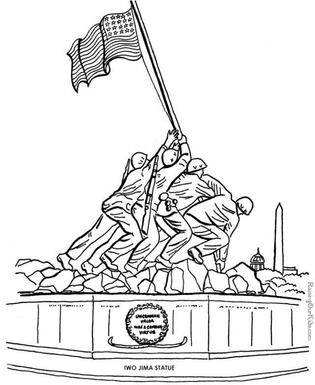 Veterans Day Coloring Book Pages