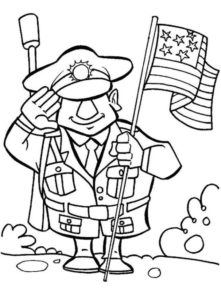 Printable Veterans Day Coloring Pages