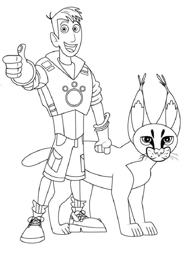 Wild Kratts Coloring Sheets