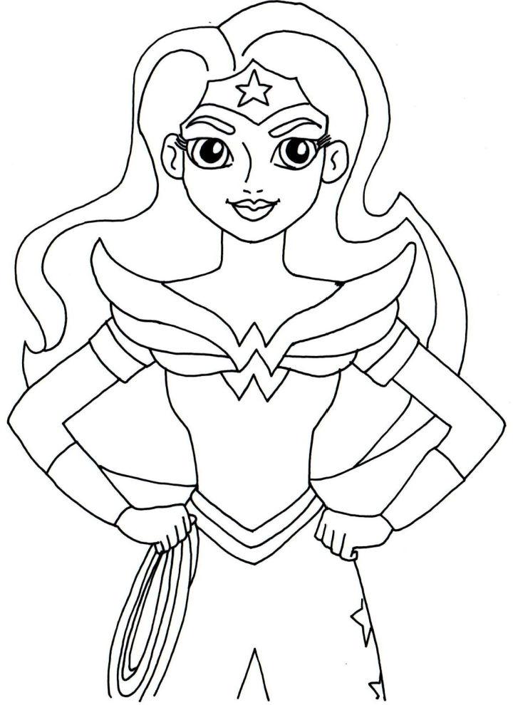 25 Free Wonder Woman Coloring Pages for Kids and Adults