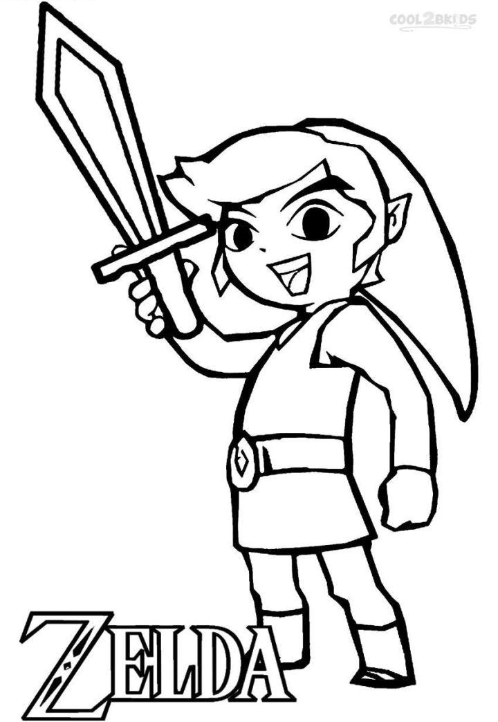 Zelda Coloring Pages for Kids