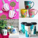 25 DIY Mug Painting Ideas: How to Paint a Mug