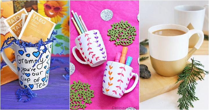 diy painted cup ideas and tutorials