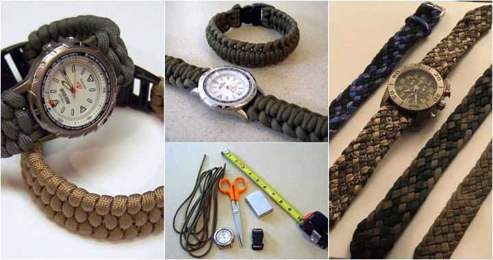diy paracord watch band ideas and tutorials