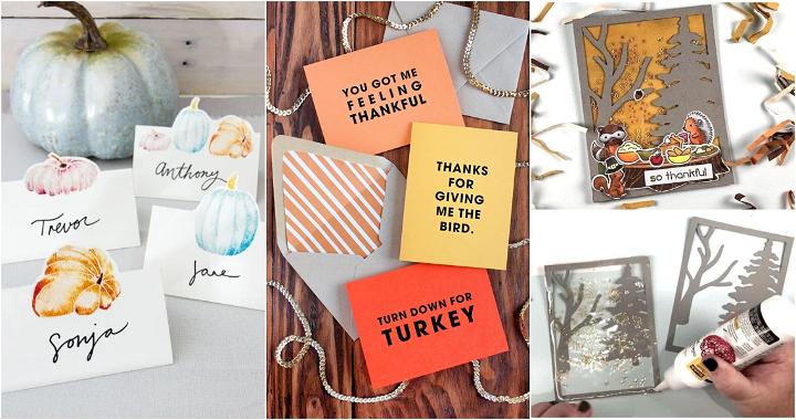 diy thanksgiving card ideas