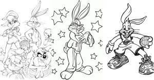 20 Free Space Jam Coloring Pages for Kids and Adults
