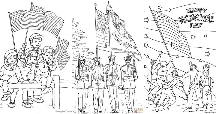 free printable memorial day coloring pages
