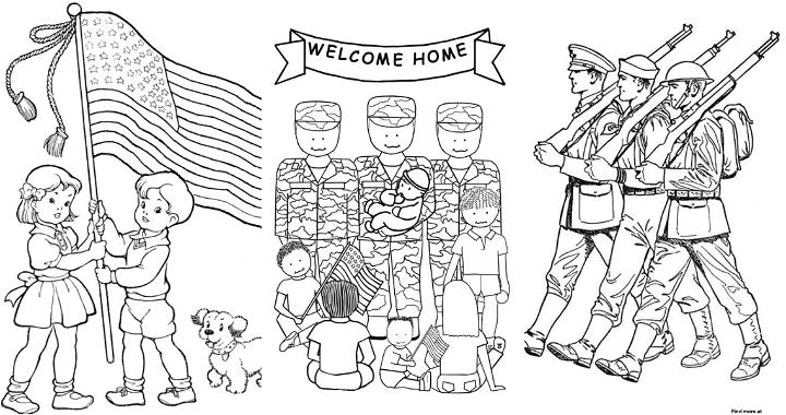 free veterans day coloring pages to print