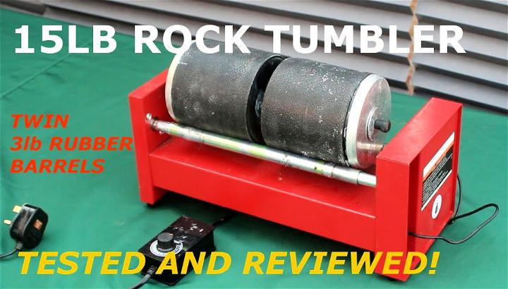 15 LB and 6LB Rock Tumbler Machine