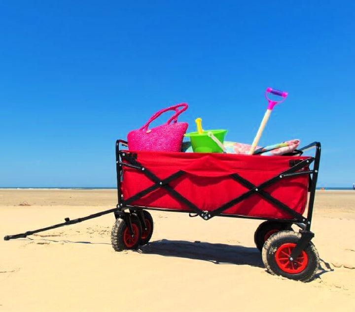 4 Wheel PVC Beach Cart Plan