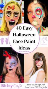 40 Easy Halloween Face Paint Ideas 2022 - Blitsy