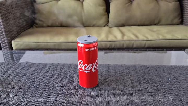 Air Humidifier Using Coca Cola Can
