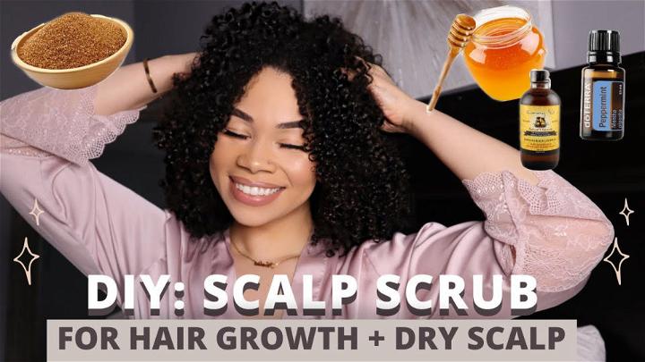 All Natural Detox Scalp Scrub for Hair Growth