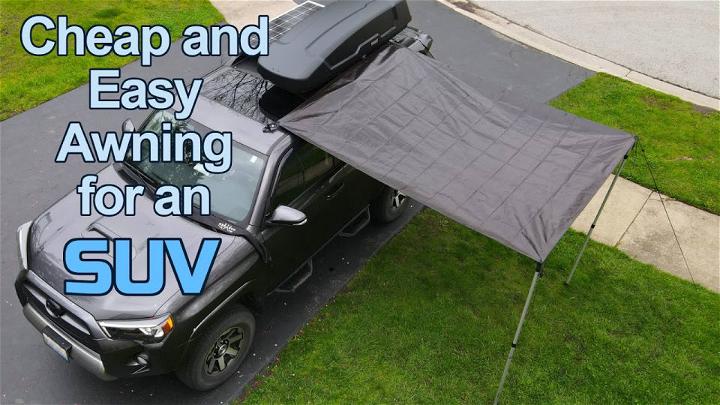 Awning for an SUV