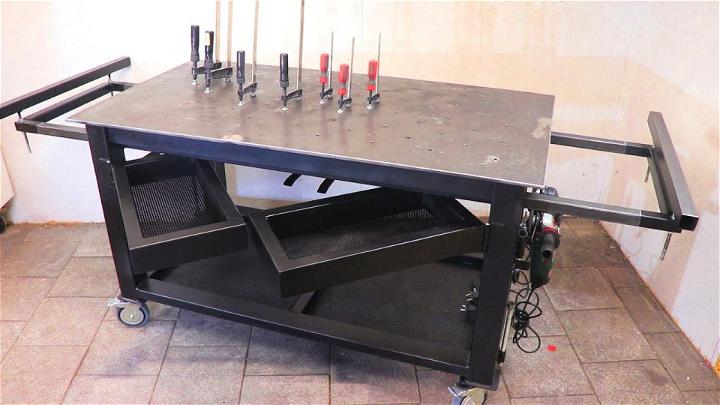 Building Welding Table on Wheels