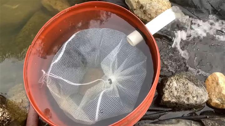 Built a Pond Waterfall Filter