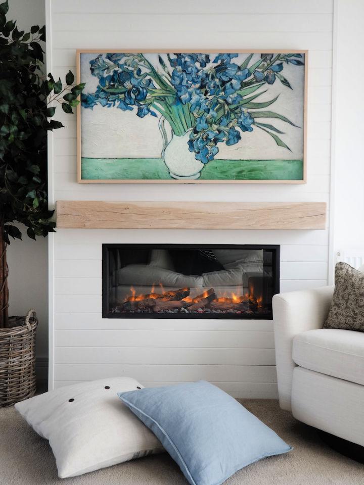 Built in Electric Fireplace Wall