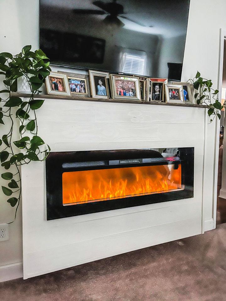 Make a Bedroom Electric Fireplace