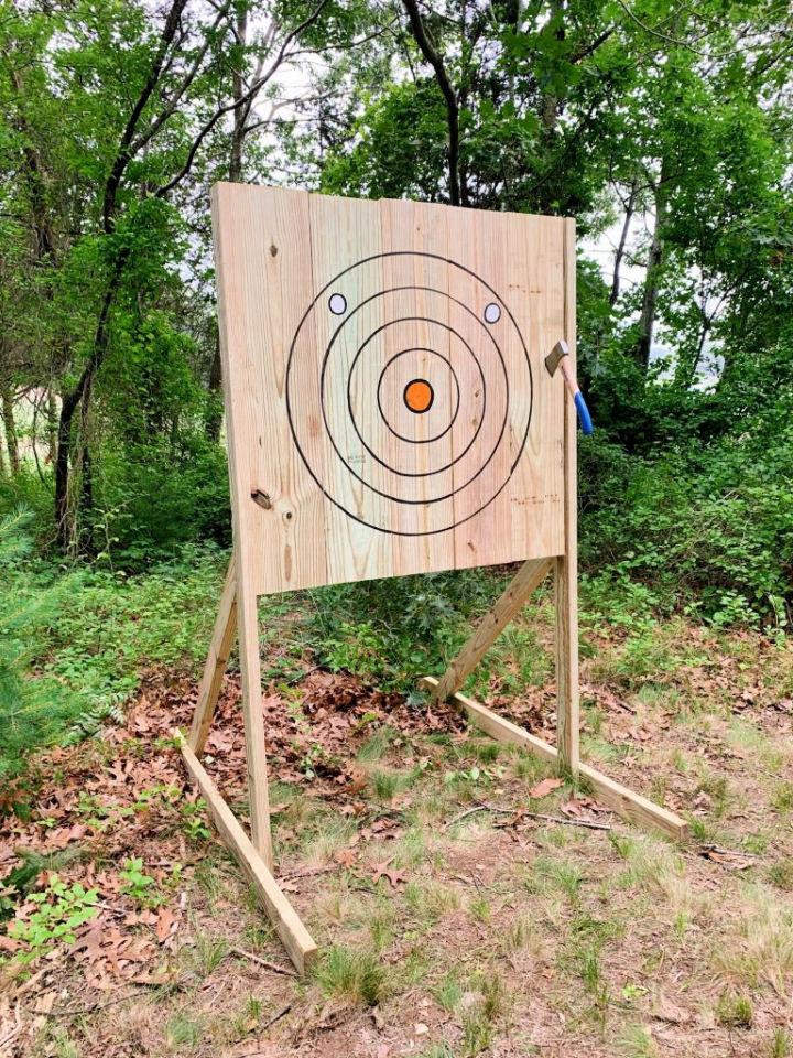 DIY Axe Throwing Target