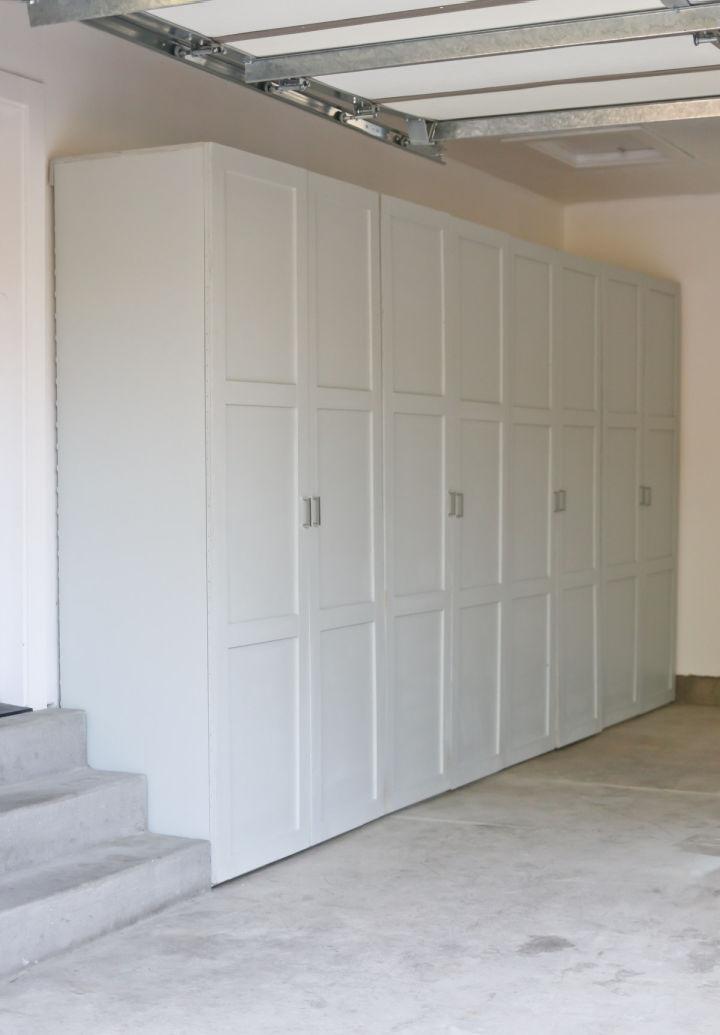 DIY Garage Storage Cabinet Design