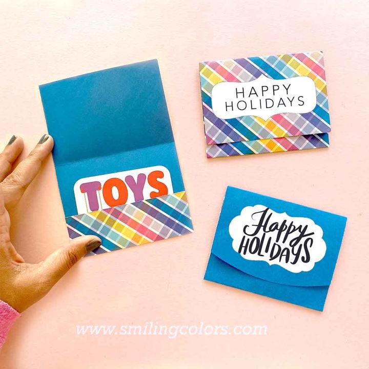 DIY Gift Card Envelope