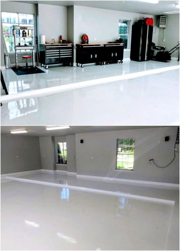 How to Install White Epoxy Garage Floor