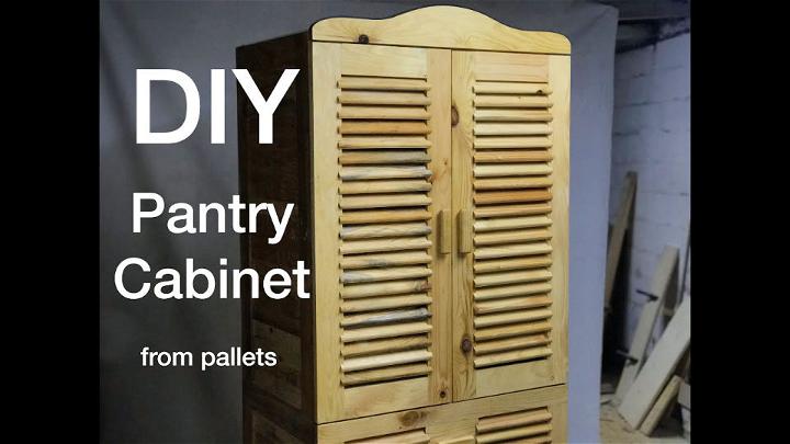 DIY Pantry Cabinet from Pallets