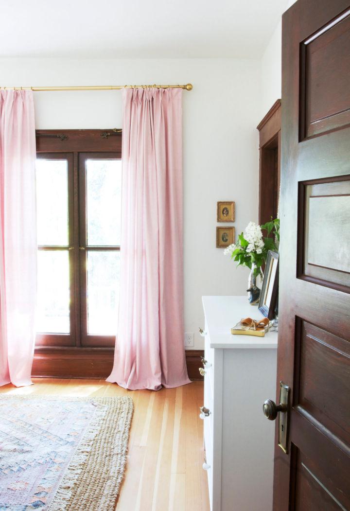 DIY Pinch Pleat Curtains