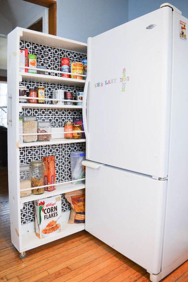 DIY Pull Out Pantry Cabinet