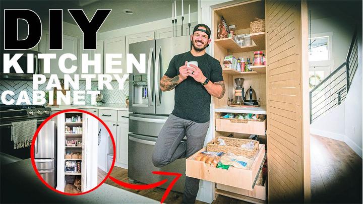 DIY Built in Pantry Cabinet