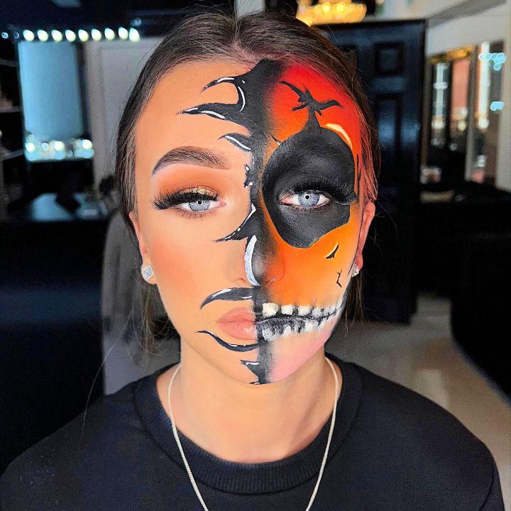 Devil Face Paint for Halloween