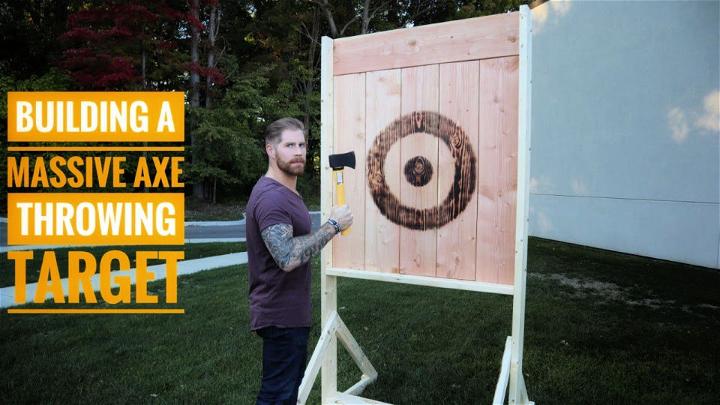 Easy DIY Axe Throwing Target