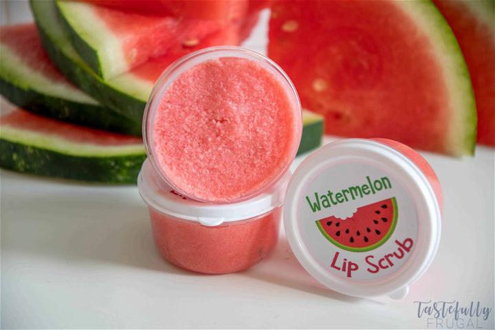 Easy DIY Watermelon Lip Scrub