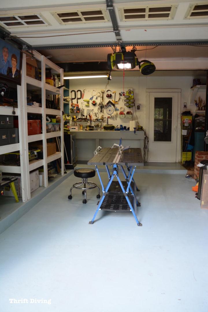 Epoxy Garage Floor Makeover