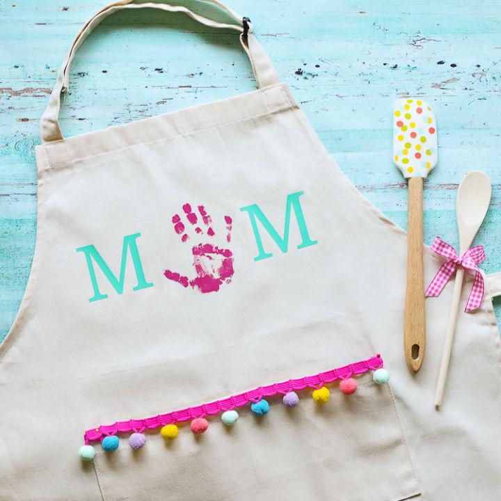 Handprint Apron Gift for Mom