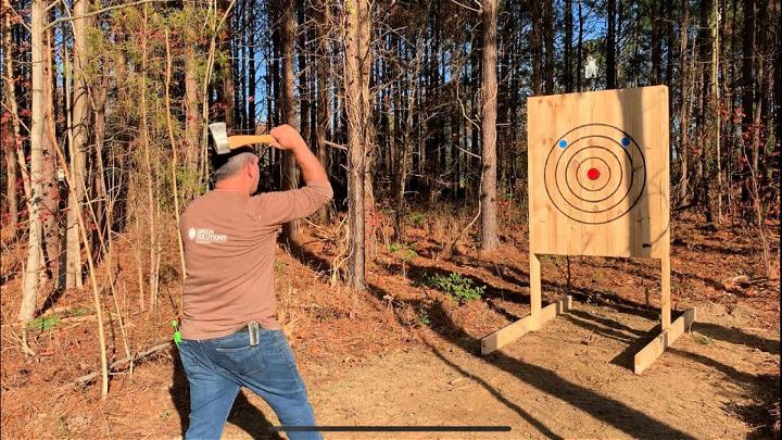 How to Build a Target Stand for Axe Throwing